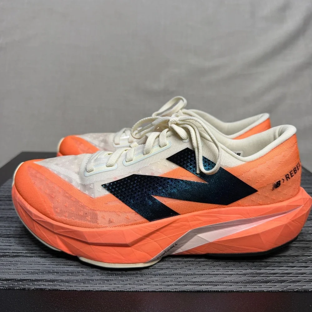 New Balance FuelCell Rebel v4 Shoes - Womens 8.5 - Orange WFCXCC4 Running